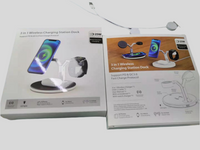 Compatible with Apple, 3 in 1 Magnetic Wireless Charger 15W Fast Charging Station for Magsafe Chargers